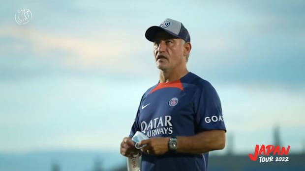 Paris Saint-Germain's last training session before friendly vs Kawasaki Frontal